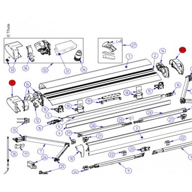 LH+RH ENDCAP Mainhousing LH+RH ENDCAP Mainhousing
