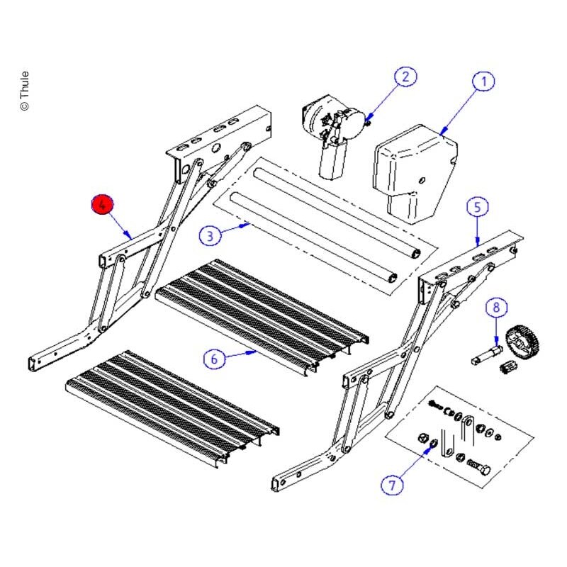 LH Scissor Assy Double Step LH Scissor Assy Double Step