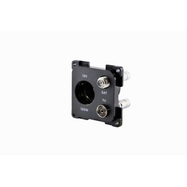 Lizdas 12 V, 12 mm DIN juodas Lizdas 12 V, 12 mm DIN juodas
