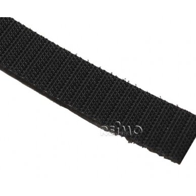 Lipni juosta, lipni, 20 mm pločio ir 5 m ilgio Spalva: juoda