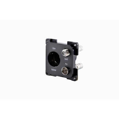 Lizdas 12 V, 12 mm DIN juodas Lizdas 12 V, 12 mm DIN juodas