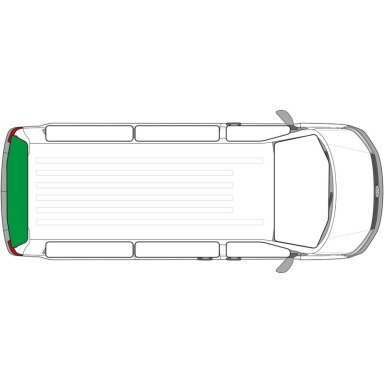 Ford Transitt galinio lango / galinių durų Isoflex termo kilimėliai