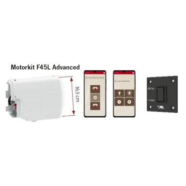 Tentų varikliai, skirti F45S ir F45L Tentų varikliai, skirti F45S ir F45L