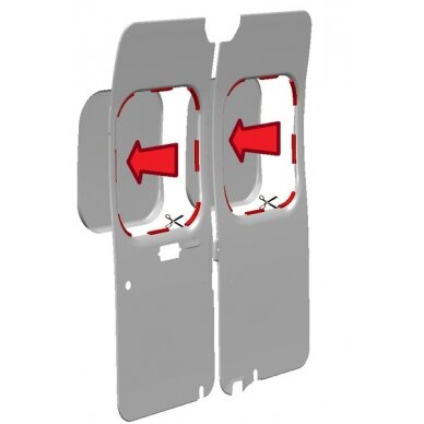 Salono apdailos plokštės Cover Plus, skirtos Fiat Ducato 3 Salono apdailos plokštės Cover Plus, skirtos Fiat Ducato 3