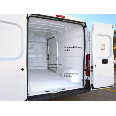 Salono apdailos plokštės Cover Plus, skirtos Fiat Ducato 5