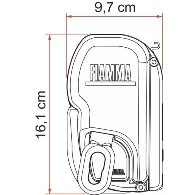 Fiamma markizė F45 L dideliems kemperiams 1