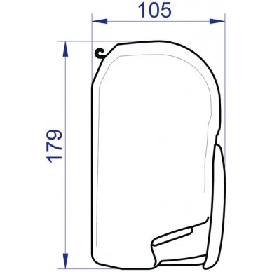 Thule Omnistor 8000 sieninė markizė su 230 V EM variklio komplektu 1 Thule Omnistor 8000 sieninė markizė su 230 V EM variklio komplektu 1