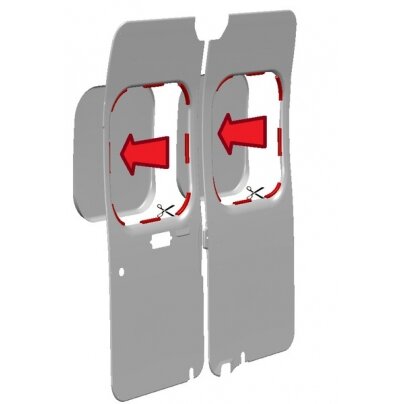 Salono apdailos plokštės Cover Plus, skirtos Fiat Ducato 3