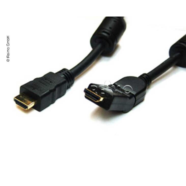HDMI laidas su paauksuotomis jungtimis