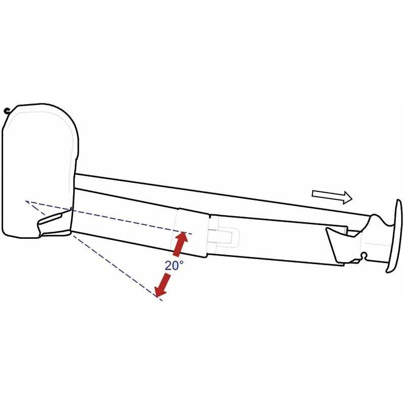 Thule Omnistor 8000 ant šoninės sienos montuojama markizė / 4,00 m - 6,00 m 4