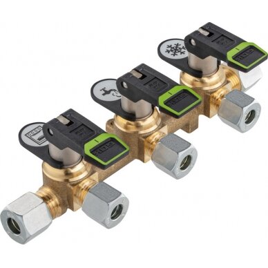 Dujų paskirstymo blokas - Įvairios versijos 2