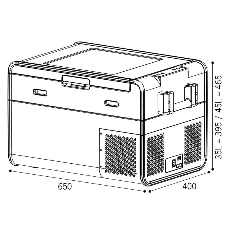 PowerCooler kompresorinės šaltdėžės – 35 & 45 5 PowerCooler kompresorinės šaltdėžės – 35 & 45 5