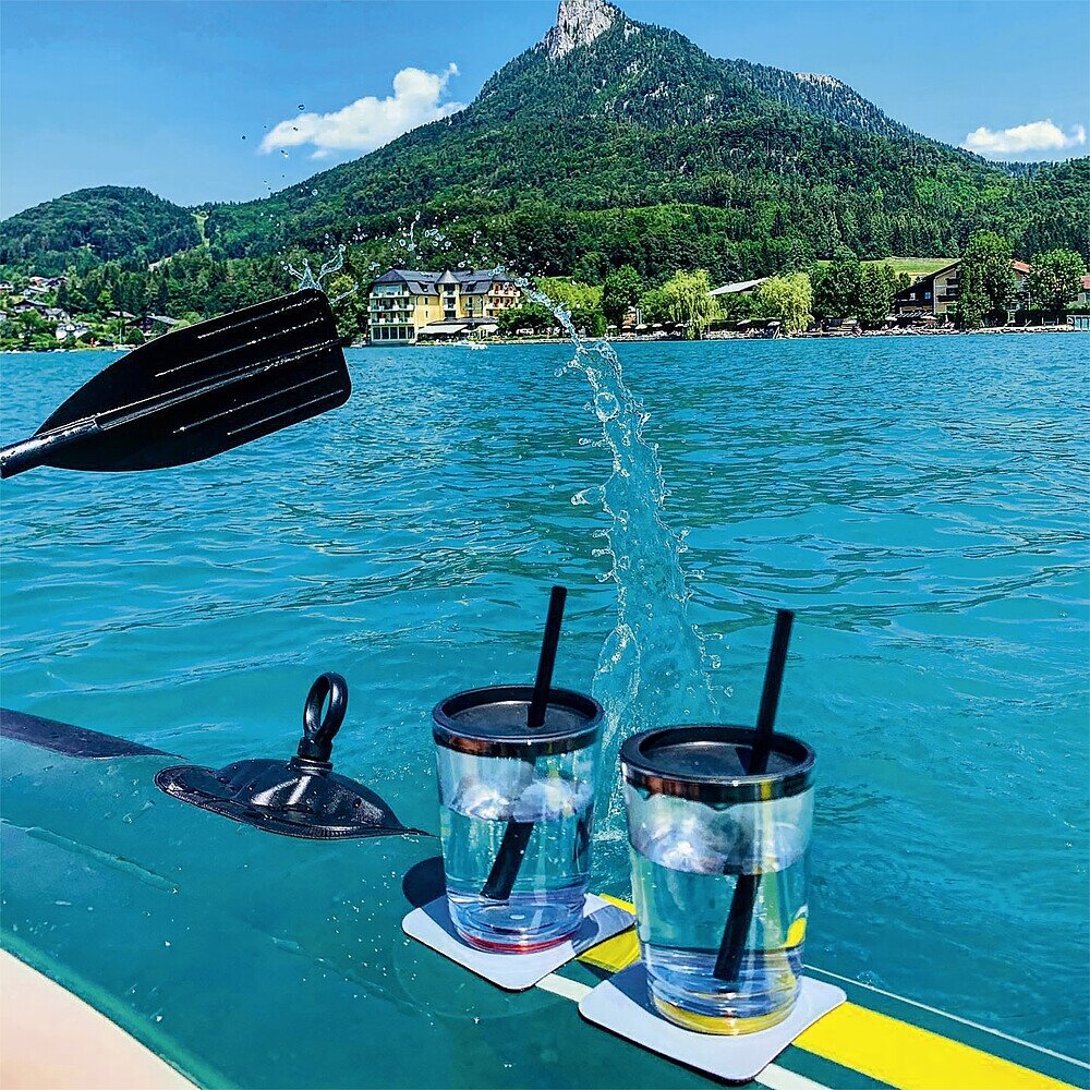 Magnetinių gėrimų puodelių rinkinys 6 vnt. + dangtelis 250 ml įvairiaspalvis 1