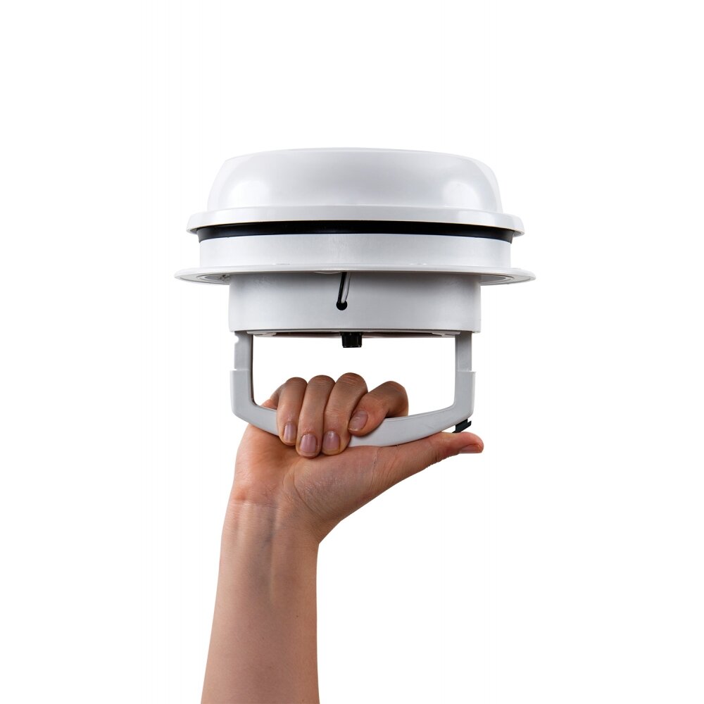 Maxxfan Dome Plus stogo ventiliacija su LED 1