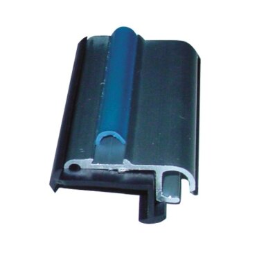 Markizės bėgelis aliuminio sidabras, 27x11mm, 2m