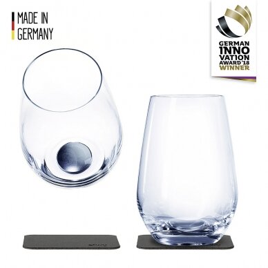 Magnetiniai krištoliniai stiklai LONGDRINK, 2 vnt., skaidrūs Magnetiniai krištoliniai stiklai LONGDRINK, 2 vnt., skaidrūs