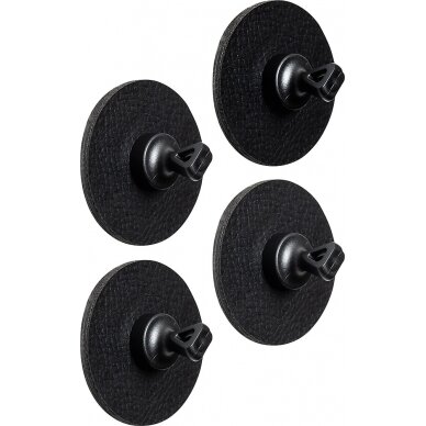Magnetiniai smeigtukai FLEX su metaliniais nano gelio pagalvėlėmis JUODAS 4 vnt 1 Magnetiniai smeigtukai FLEX su metaliniais nano gelio pagalvėlėmis JUODAS 4 vnt 1