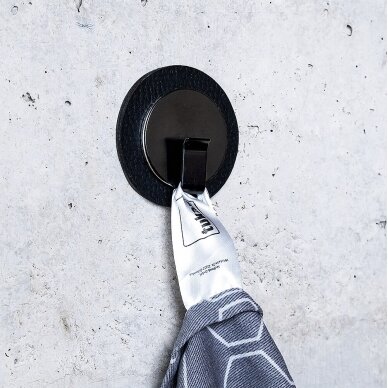 Magnetinis kabliukas CLEVER BLACK su metaliniu nano gelio padėklu BLACK 4