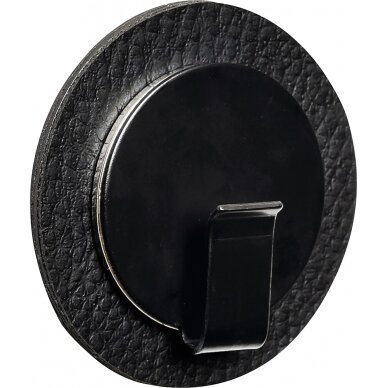 Magnetinis kabliukas CLEVER BLACK su metaliniu nano gelio padėklu BLACK