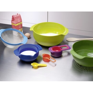 Maisto ruošimo rinkinys Nest™ Plus 9 dalių daugiaspalvis 4 Maisto ruošimo rinkinys Nest™ Plus 9 dalių daugiaspalvis 4