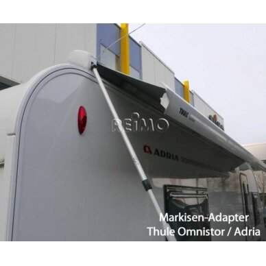 Markizės adapteris „Thule-Omnistor“ stogo markizės 2,5–6 m ant Adria namelių namelių 2 Markizės adapteris „Thule-Omnistor“ stogo markizės 2,5–6 m ant Adria namelių namelių 2