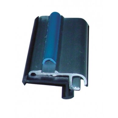 Markizės bėgelis aliuminio sidabras, 27x11mm, 2m Markizės bėgelis aliuminio sidabras, 27x11mm, 2m