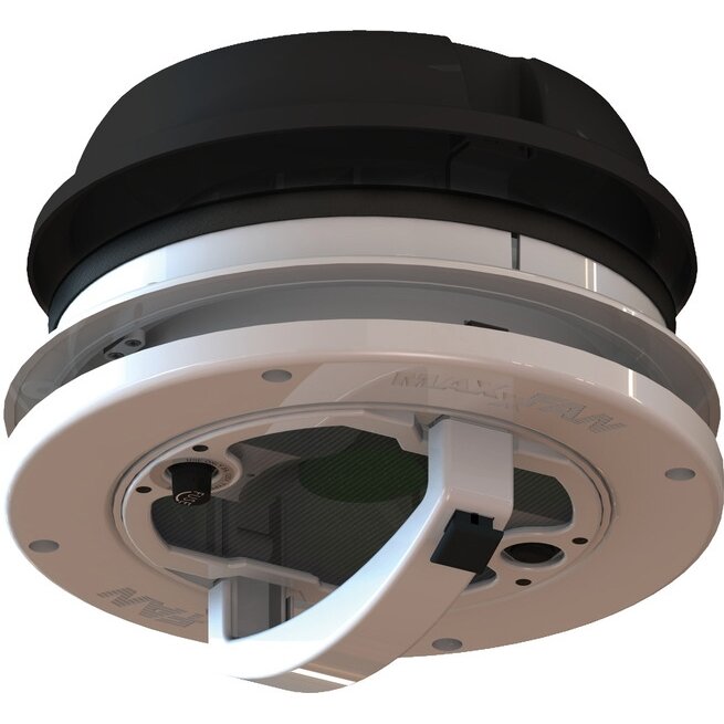 „Maxxair Maxxfan Dome Plus“ stogo ventiliatorius, 12 V, juodas