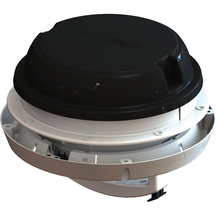 „Maxxair Maxxfan Dome Plus“ stogo ventiliatorius, 12 V, juodas 1