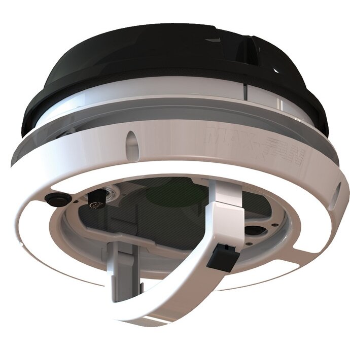 „Maxxair Maxxfan Dome Plus“ stogo ventiliatorius, 12 V, juodas 2