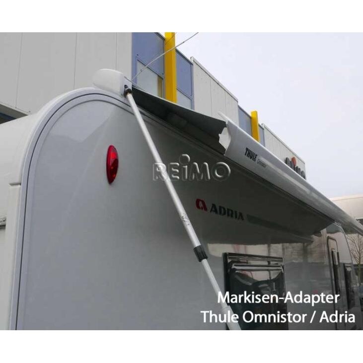 Markizės adapteris „Thule-Omnistor“ stogo markizės 2,5–6 m ant Adria namelių namelių 2 Markizės adapteris „Thule-Omnistor“ stogo markizės 2,5–6 m ant Adria namelių namelių 2