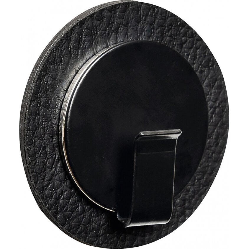 Magnetinis kabliukas CLEVER BLACK su metaliniu nano gelio padėklu BLACK