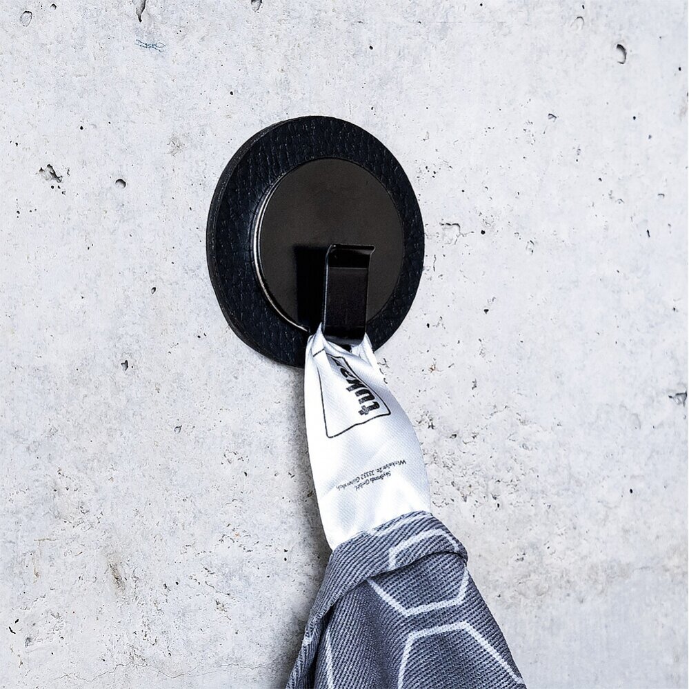 Magnetinis kabliukas CLEVER BLACK su metaliniu nano gelio padėklu BLACK 4