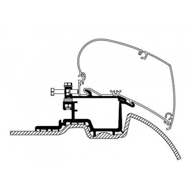 „Mercedes Sprinter > 2007“ / „VW Crafter 2007-2016“ adapteris „Mercedes Sprinter > 2007“ / „VW Crafter 2007-2016“ adapteris