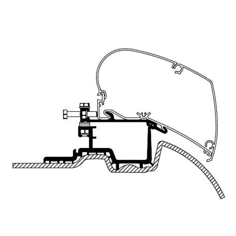 „Mercedes Sprinter > 2007“ / „VW Crafter 2007-2016“ adapteris „Mercedes Sprinter > 2007“ / „VW Crafter 2007-2016“ adapteris