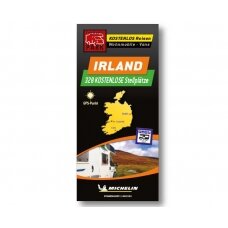 Michelin aikštelės žemėlapis Airija – nemokamos aikštelės