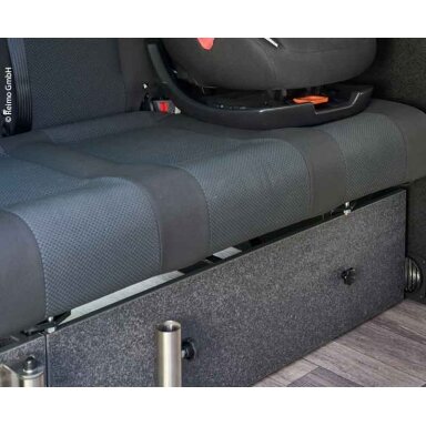 Miegamasis suoliukas priekiniame skydelyje VW T6/5 V3100 standus 10 dydžio dekoro bazaltas