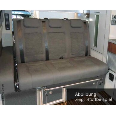 Miegamasis suoliukas Ford Custom KR V3000 10 dydžio 3 vietų, Miegamasis suoliukas Ford Custom KR V3000 10 dydžio 3 vietų,
