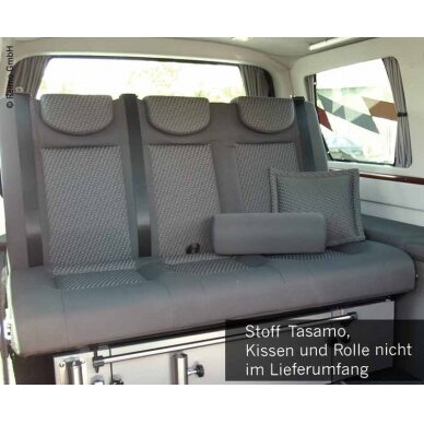Miegamasis suoliukas VW T5 Trio Style V3000 10 dydžio 3 vietų Tasamo T5.2 šilumokaitis Miegamasis suoliukas VW T5 Trio Style V3000 10 dydžio 3 vietų Tasamo T5.2 šilumokaitis