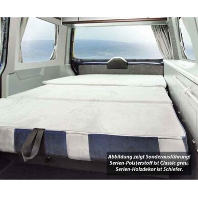 Miegamasis suoliukas VW T6/T5 CityVan V3000 dydis 14 1305 mm pločio, 3 vietų, 1