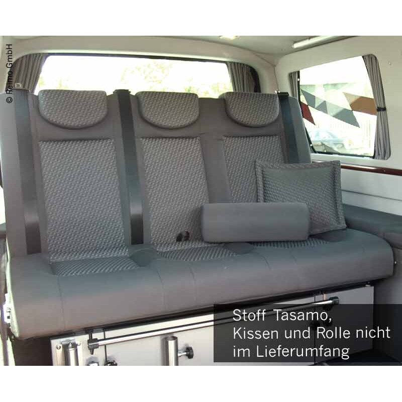 Miegamasis suoliukas VW T5 Trio Style V3000 10 dydžio 3 vietų Tasamo T5.2 šilumokaitis Miegamasis suoliukas VW T5 Trio Style V3000 10 dydžio 3 vietų Tasamo T5.2 šilumokaitis