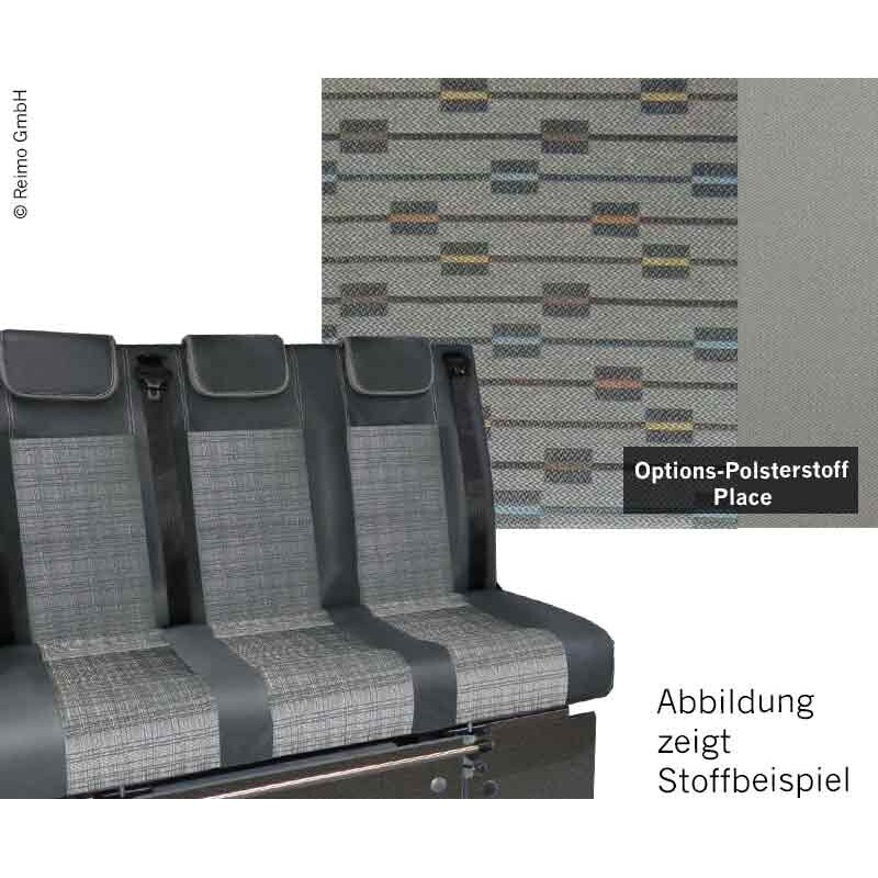 Miegamasis suoliukas VW T5 Trio Style V3000 dydis 10 3 vietų apmušalai Vieta T5 2-col.