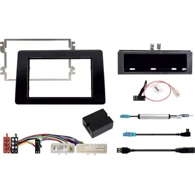 Montavimo rinkinys Z-EACC-RNM3K, skirtas Zenec/XZent 1+2 DIN Renault Master 3 Montavimo rinkinys Z-EACC-RNM3K, skirtas Zenec/XZent 1+2 DIN Renault Master 3