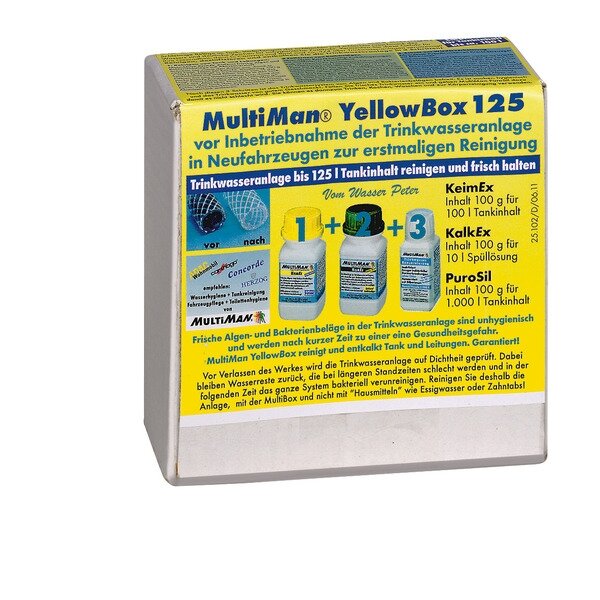 MultiMan Yellow Box 125 vandens paleidimo dėžė MultiMan Yellow Box 125 vandens paleidimo dėžė