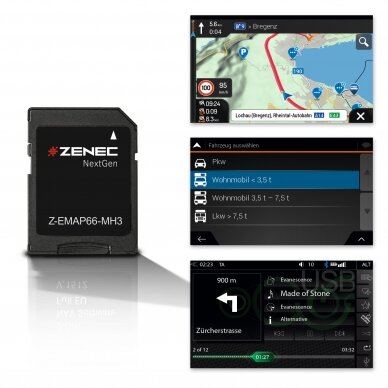 Navigacinė programinė įranga Z-EMAP66 - Z-N965 Navigacinė programinė įranga Z-EMAP66 - Z-N965