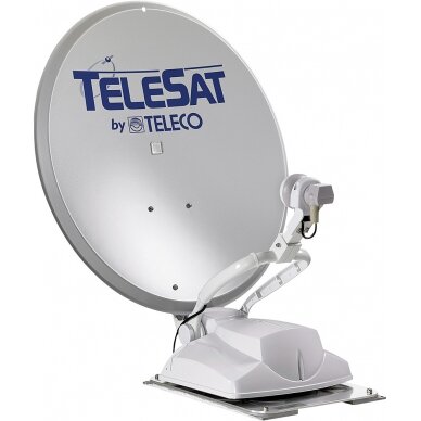 Nustatyti Telesat BT 65 Smart su televizoriumi ir kabeliu Nustatyti Telesat BT 65 Smart su televizoriumi ir kabeliu