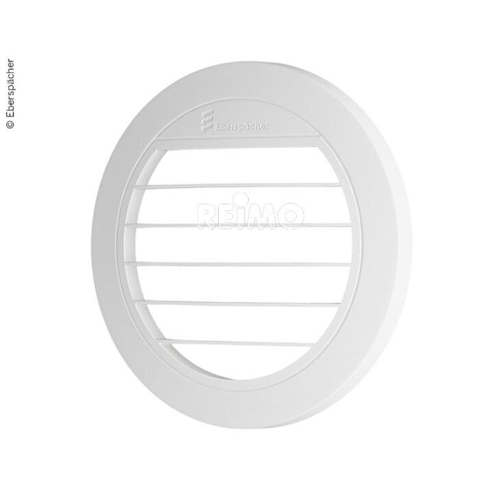 Oro išleidimo anga plokščia 0° Standh.Airtronic D3, Ø90mm, balta