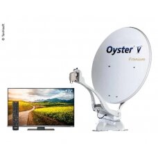 Oyster® V 85 TWIN SKEW Premium palydovinė sistema su 24" Oyster® televizoriumi