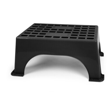 Laiptukas iki 150kg, plastikas juodos spalvos 58 x 24,5 x 39,5 cm