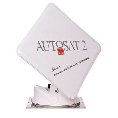 Palydovinė sistema AutoSat 2F Control su įmontuotu valdymo skydeliu Palydovinė sistema AutoSat 2F Control su įmontuotu valdymo skydeliu