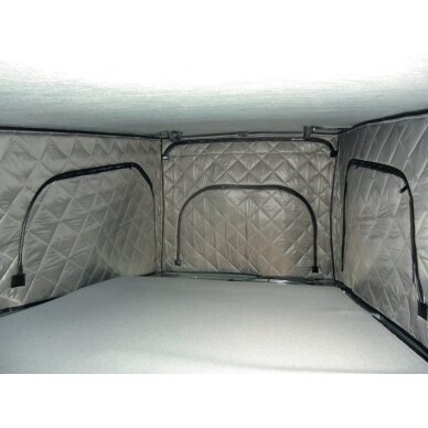 Palapinės silfono izoliacija miegamasis stogas VW T6 Easyfit KR ypač aukštas, aukštas priekyje